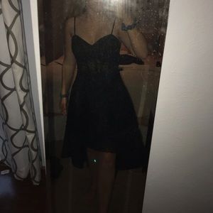 homecoming or prom black fancy dress